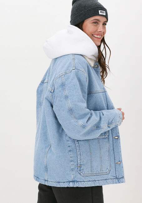 Hellblau TOMMY JEANS Jeansjacke WORKER SHERPA JCKT BE715 SVLBR - large