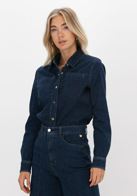 Blaue VANILIA Blusen DENIM WORK - large