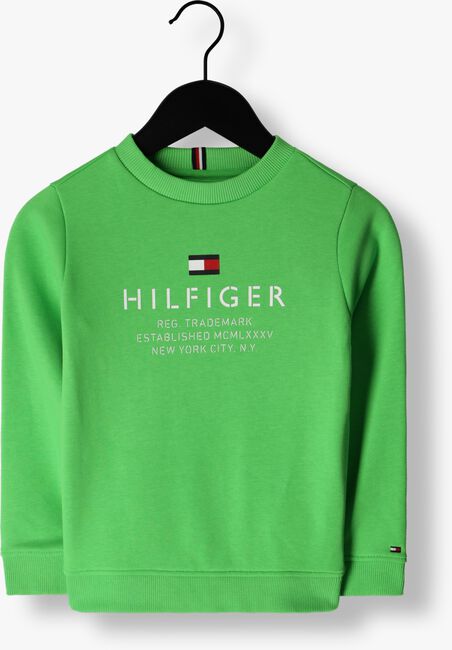 Grüne TOMMY HILFIGER Sweatshirt TH LOGO SWEATSHIRT - large