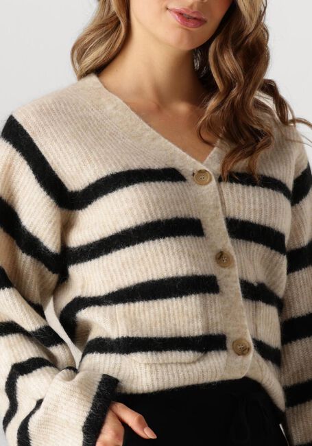 Sand SECOND FEMALE Strickjacke OVALIS KNIT WIDE SLEEVE CARDIGAN - large
