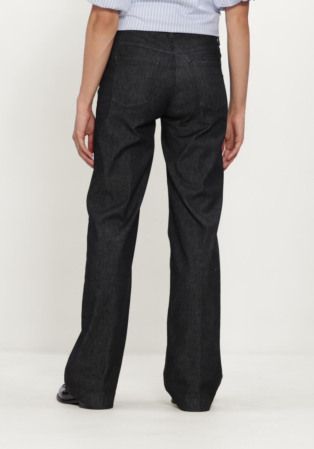 Dunkelblau MAC Wide jeans 0357L DREAM WIDE AUTHENTIC WIDE LEG - large