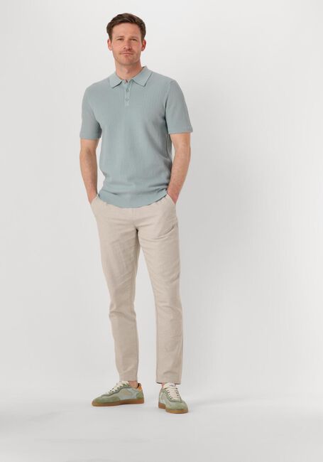 Hellblau PURE PATH Polo-Shirt REGULAR FIT POLO SS KNITWEAR - large