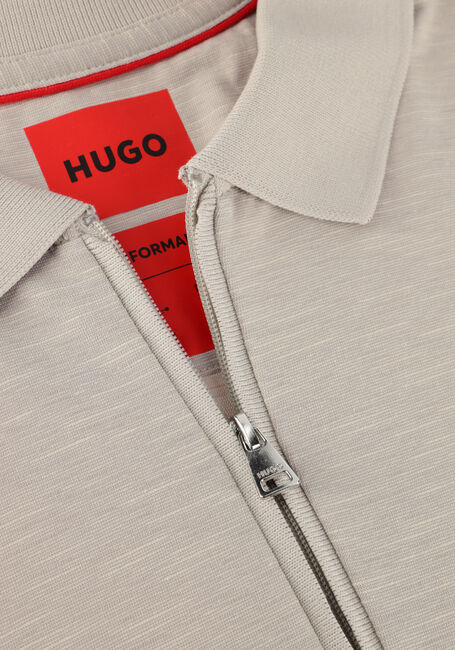 Hellgrau HUGO Polo-Shirt DEKOK233 - large