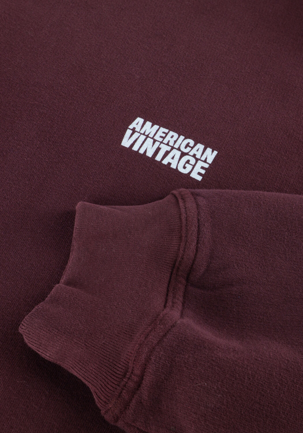 Bordeaux AMERICAN VINTAGE Sweatshirt PLIZZY 1 - large
