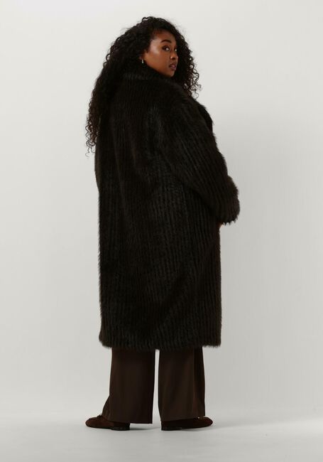 Graue STAND STUDIO Fake-Fur-Jack GENEVIEVE COAT - large