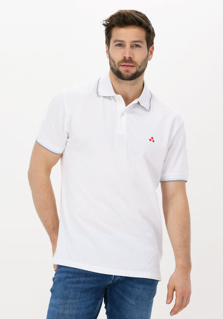 Weiße PEUTEREY Polo-Shirt MEDINILLA STR 04 - large