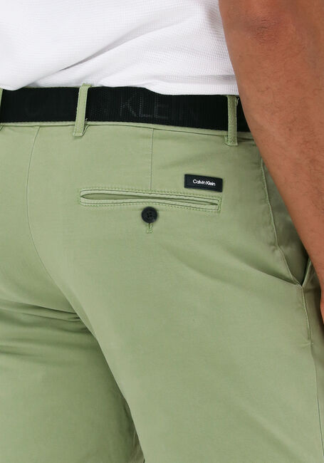 Grüne CALVIN KLEIN Kurze Hose GARMENT DYE BELTED SHORTS - large