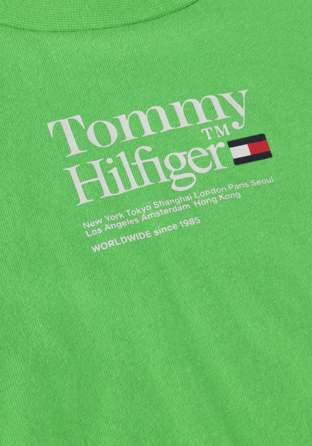 Grune TOMMY HILFIGER T shirt TIMELESS TOMMY TEE S S Omoda