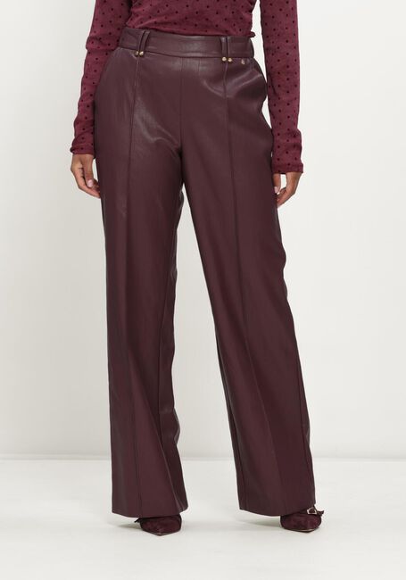 Rote NUKUS Hosen JILL PANTS PU - large