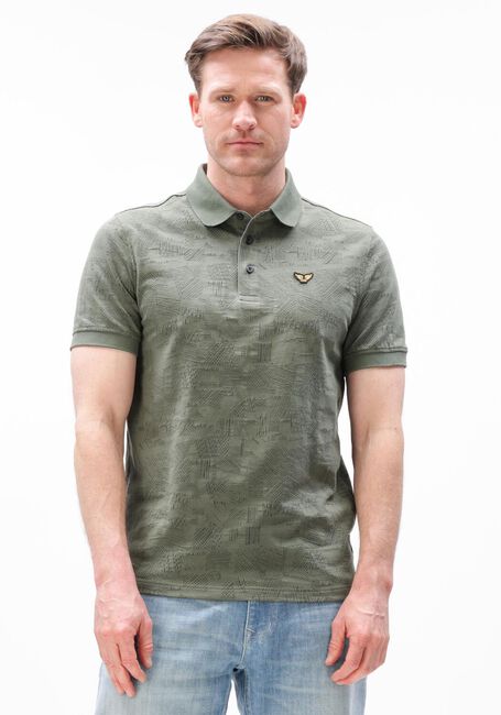Gr&uuml;ne PME LEGEND Polo-Shirt JACQUARD JERSEY - large