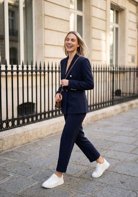 Dunkelblau JANICE Blazer CONNOR - large