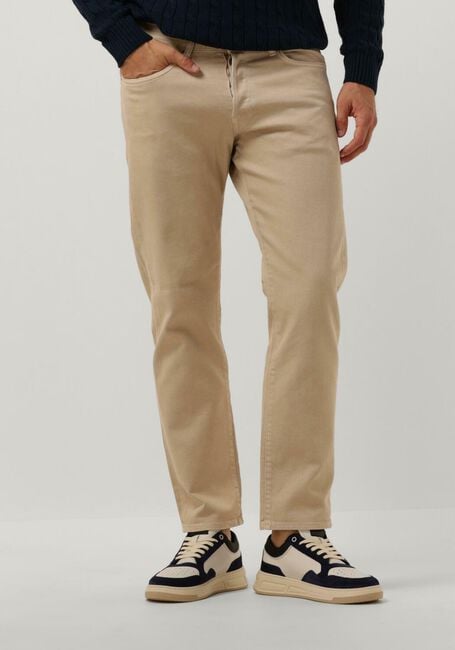 Braune SELECTED HOMME Slim fit jeans SLH196-STRAIGHTSCOTT 3335 COLORED JNS W - large