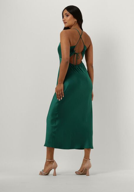 Grüne NEO NOIR Midikleid JOLLY HEAVY SATEEN DRESS - large