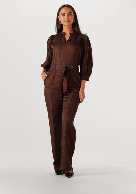 Braune AAIKO Jumpsuit HELLEN SHINE  VIS 521 - large