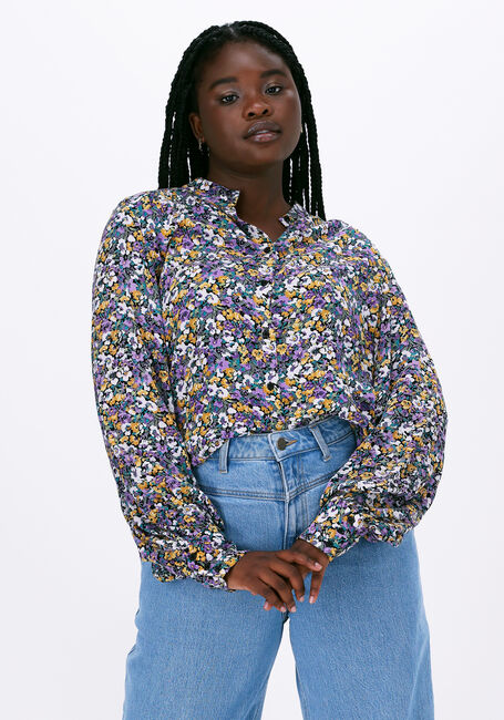 Mehrfarbige/Bunte Y.A.S. Blusen YASPLICCA LS SHIRT S. - large