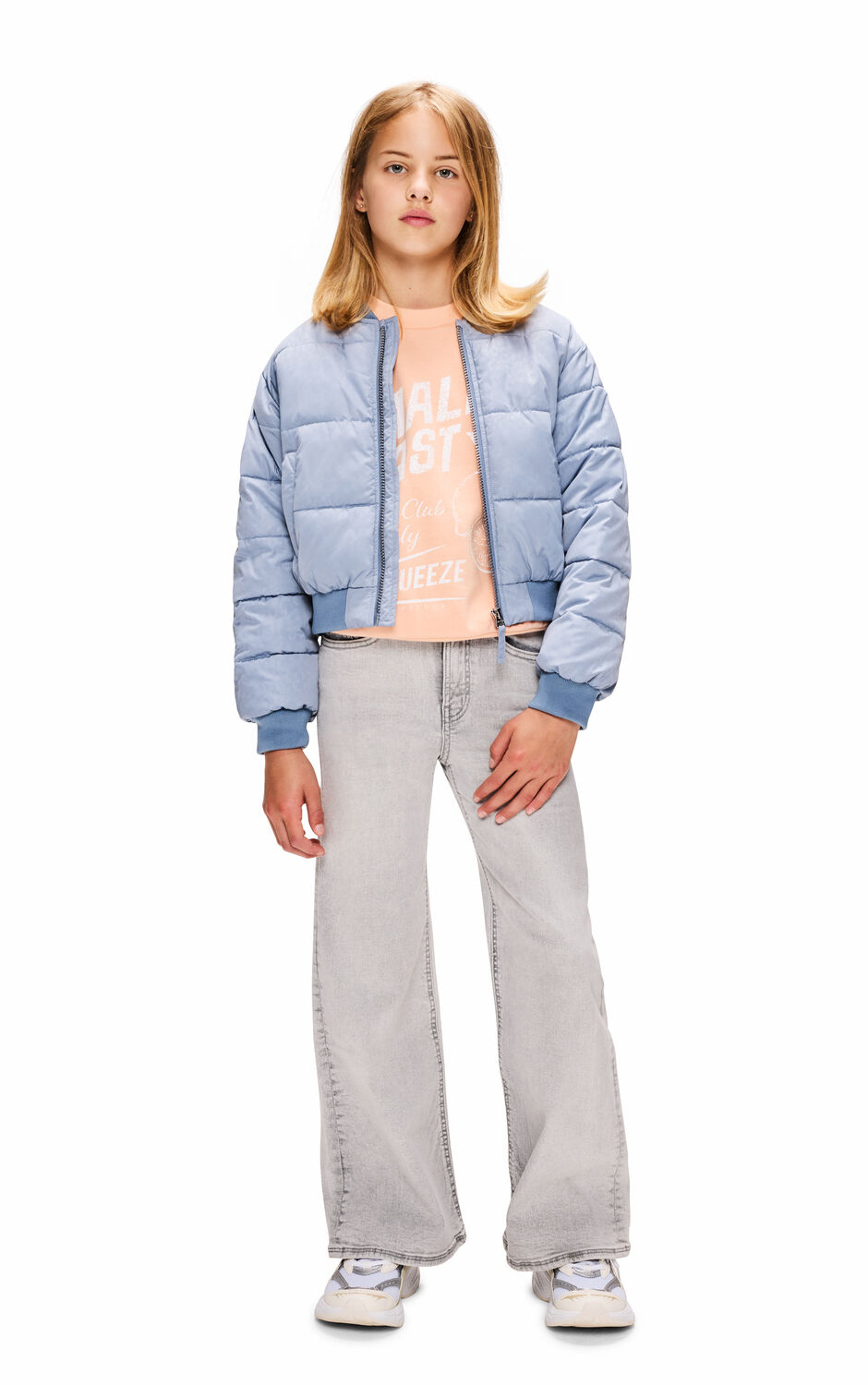 Hellblau RETOUR Wattierte Jack JUNE - large
