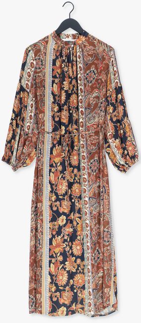 Braune SUMMUM Maxikleid DRESS FLOWER PRINT - large