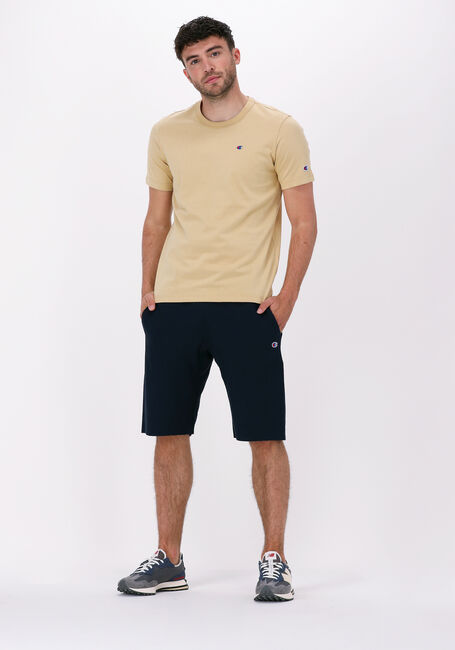 Gelbe CHAMPION T-shirt CREWNECK T-SHIRT 216545 - large