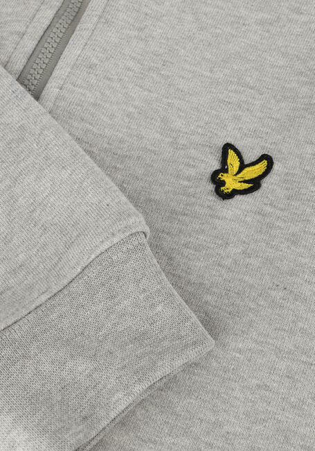 Hellgrau LYLE & SCOTT Sweatshirt QUARTER ZIP PULLOVER - large