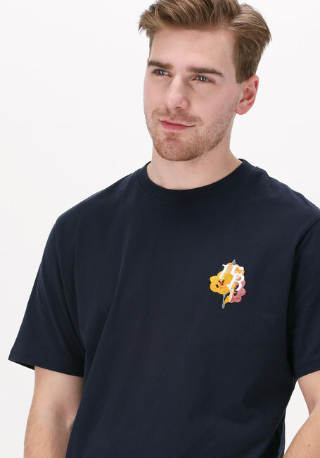 Dunkelblau WOODBIRD T-shirt JOON FLOW TEE - large