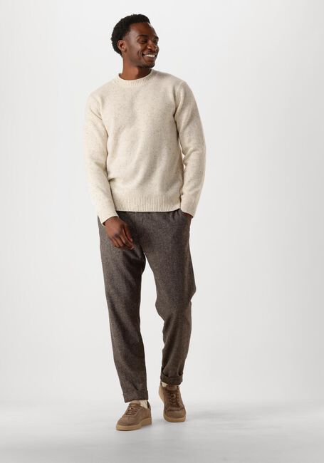 Beige SELECTED HOMME Pullover SLHNEIL LS KNIT NEPS CREW NECK - large