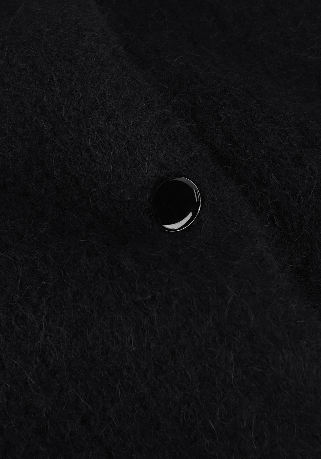 Schwarze GESTUZ Strickjacke ALPHAGZ SHORT CARDIGAN - large