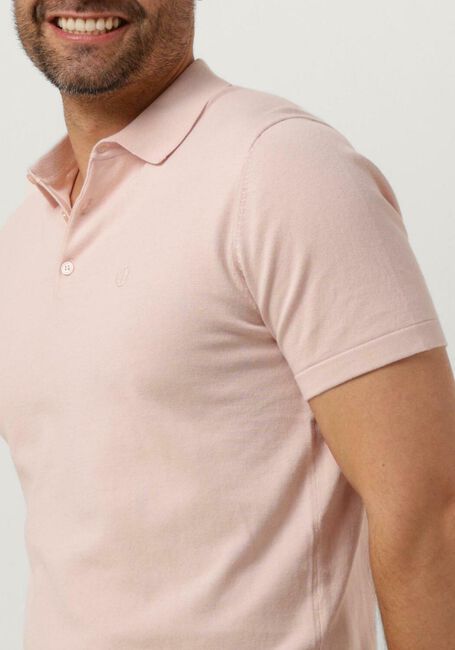 Hell-Pink DSTREZZED Polo-Shirt POLO S/S COTTON KNIT - large