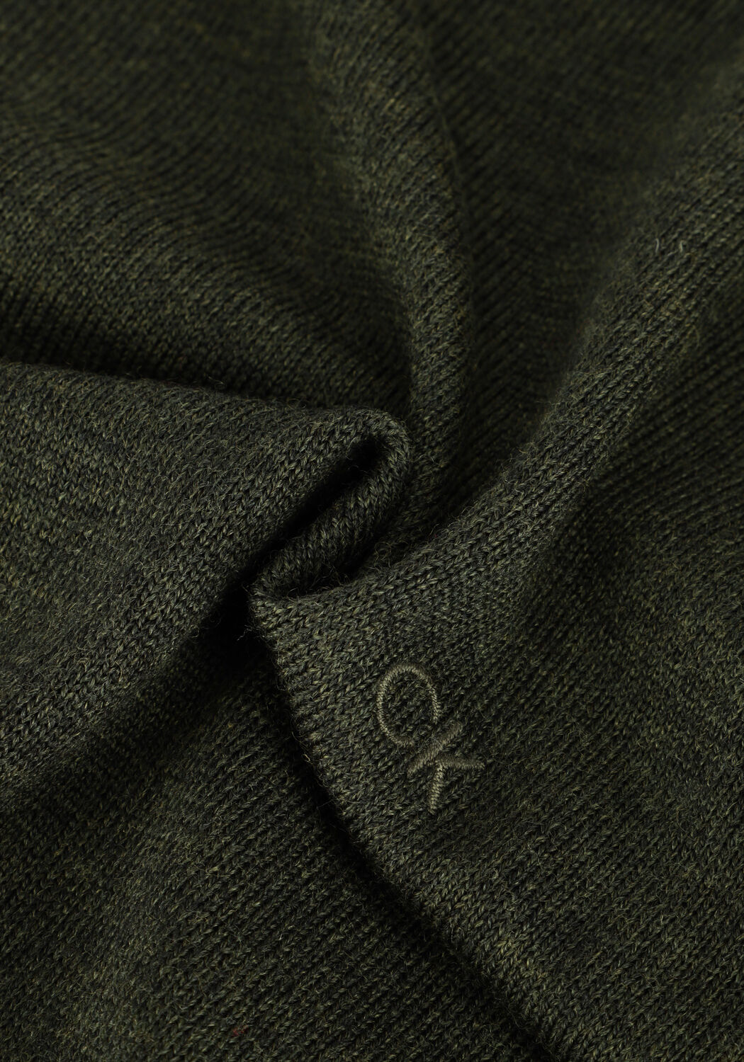 Olive CALVIN KLEIN Rollkragenpullover MERINO TURTLE NECK - large