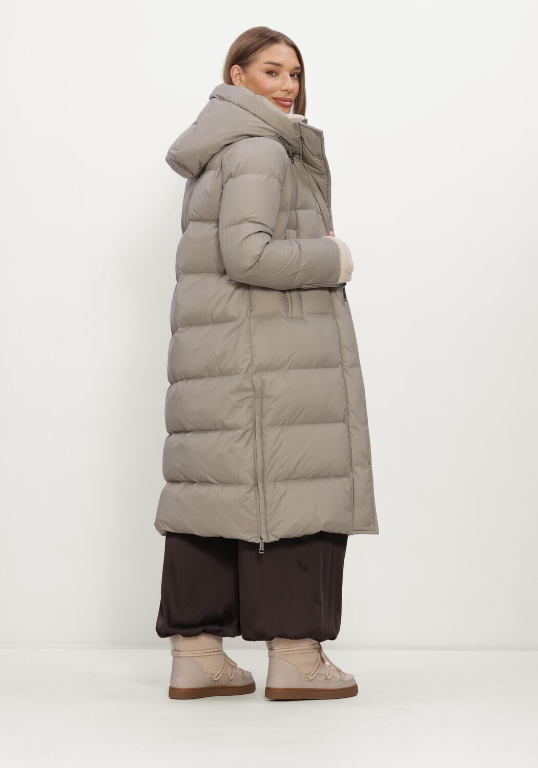 Taupe MOSCOW Winterjacken 07-08-XENIA-1 - large