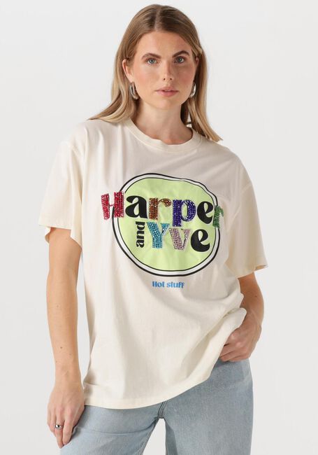 Weiße HARPER & YVE T-shirt HOTSTUFF-SS - large