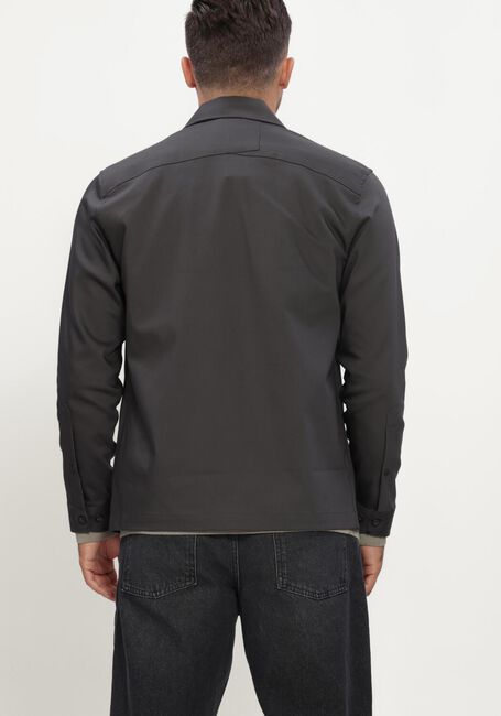 Dunkelgrau CAST IRON Overshirt LONG SLEEVE SHIRT TECH STRETCH - large