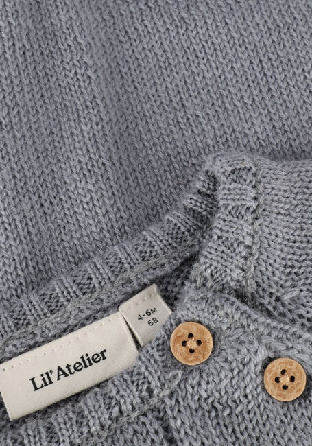 Blaue LIL' ATELIER Pullover NBMLEROGER LS KNIT - large