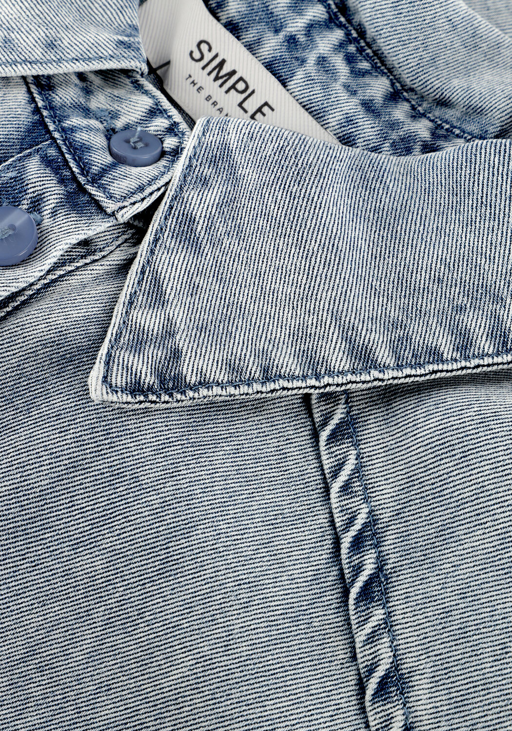 Blaue SIMPLE Blusen BLOUSE - large