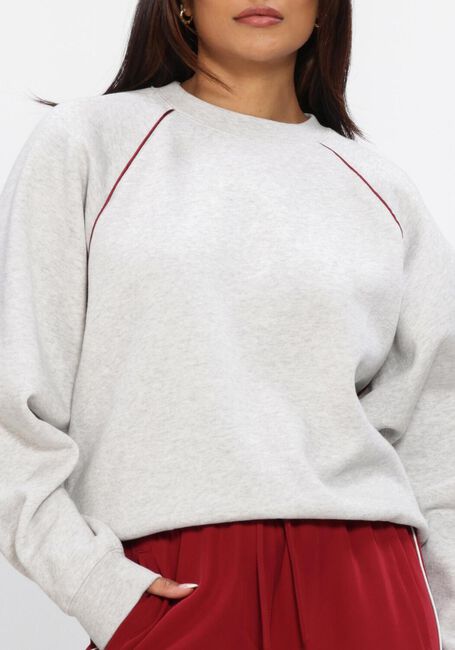 Graue CATWALK JUNKIE Pullover & Cardigans GRAPHIC SWEATER WITH PIPING - large