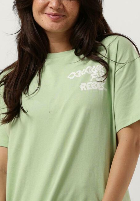 Minze COLOURFUL REBEL T-shirt LOGO WAVE LOOSEFIT TEE - large