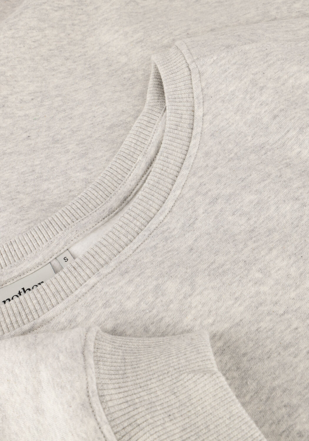 Hellgrau ANOTHER LABEL Midikleid LIVY SWEAT DRESS - large