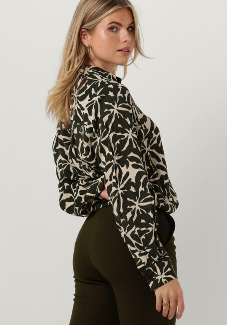Grüne MODSTRÖM Blusen FERNMD PRINT SHIRT - large