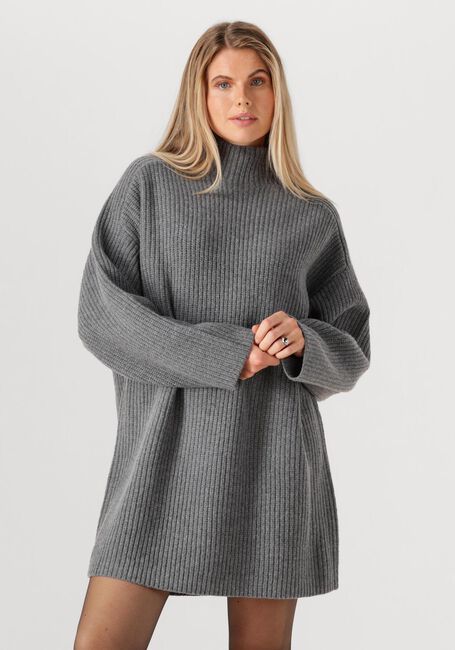 Graue EDITED Minikleid NEEA KNIT DRESS - large