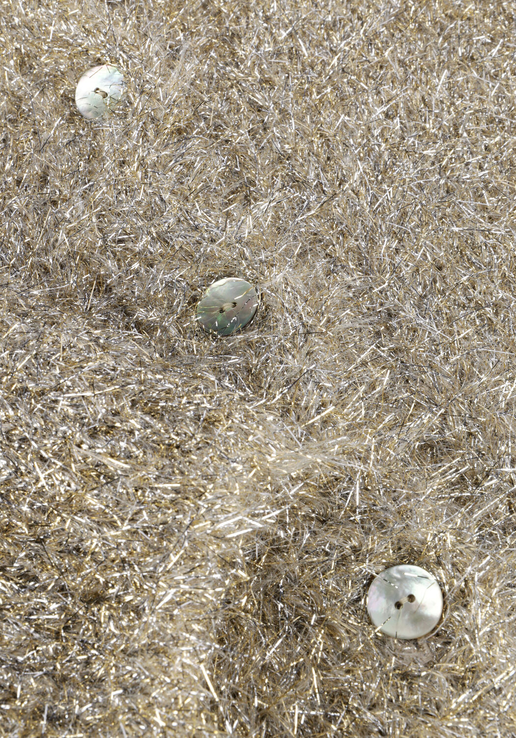 Goldfarbene KNIT-TED Strickjacke LYNN CARDIGAN - large