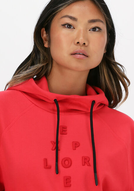 Rote NATIONAL GEOGRAPHIC Sweatshirt CROPPED HOODY - large