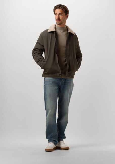 Taupe PURE PATH Rollkragenpullover ESSENTIAL KNIT MOCKNECK SWEATER - large