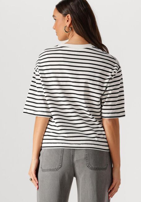 Schwarze CATWALK JUNKIE T-shirt LOOSE FIT STRIPE TSHIRT - large