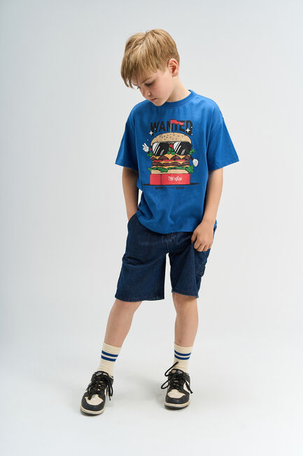 Blaue THE NEW Polos & T-Shirts TNSTEVE - large