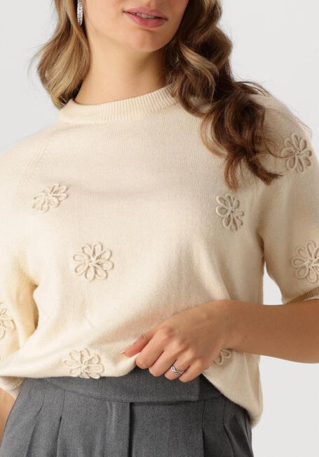 Beige OBJECT Pullover OBJLANEY RUBIN SS PULLOVER - large