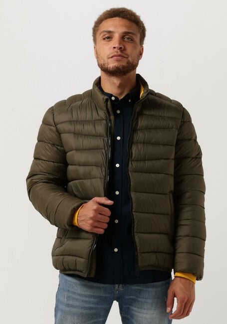 Grüne SCOTCH & SODA Wattierte Jack SHORT PUFFER JACKET - large