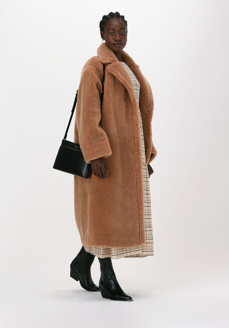 Camelfarbene STAND STUDIO Teddy-Jacke MARIA COAT TEDDY - large