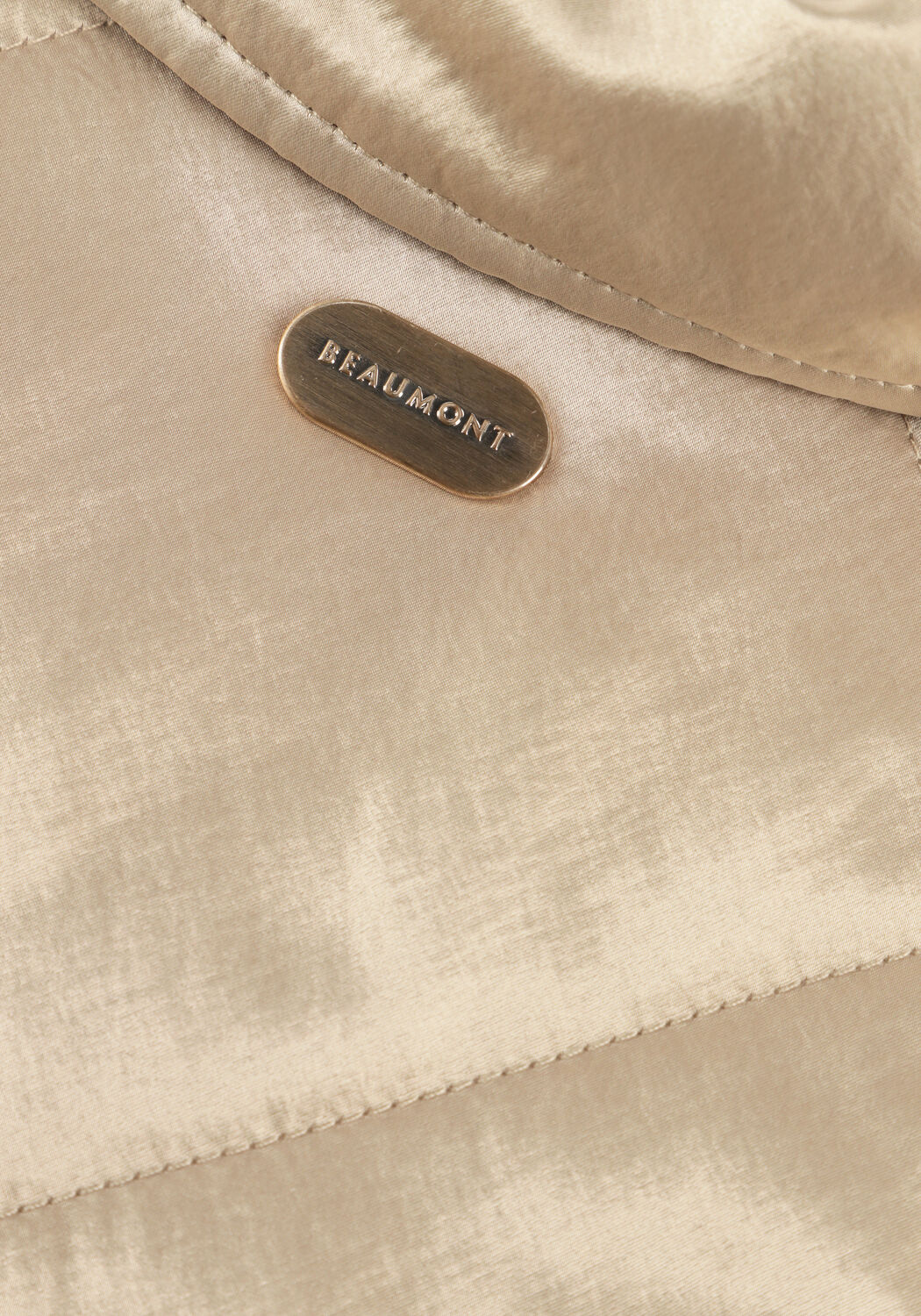 Beige BEAUMONT Wattierte Jack CARLY JACKET - large