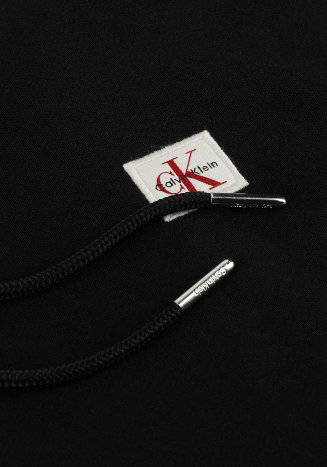 Schwarze CALVIN KLEIN Sweatshirt LS 350TERRY EY WHSL BADGE HOODIE - large