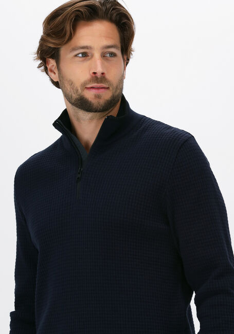 Dunkelblau VANGUARD Pullover HALF ZIP COLLAR COTTON STRUCTU - large