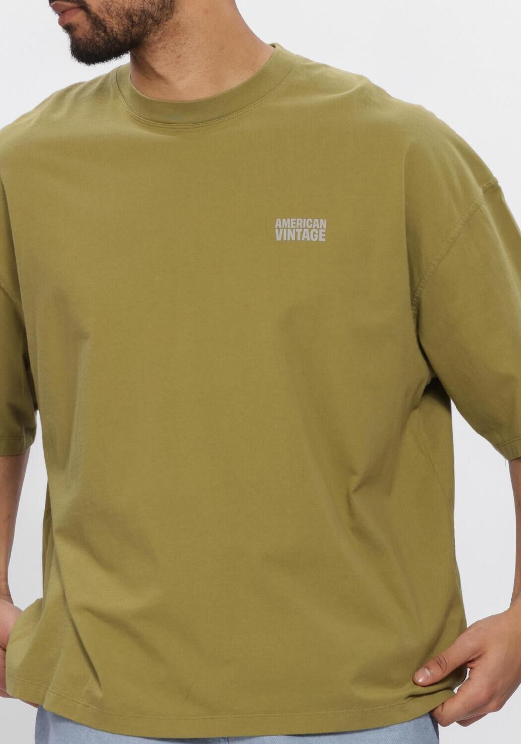 Gr&uuml;ne AMERICAN VINTAGE T-shirt GIXY - large